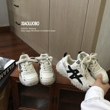 儿童鞋2025秋冬款运动鞋榴莲底个性时尚男女童中小童百搭休闲鞋潮
