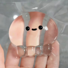 Xiaohongshu クリアクラゲベビー ファイングリッター 高価値 かわいい クロスボーダー ストレス解消 握って絞るおもちゃ
