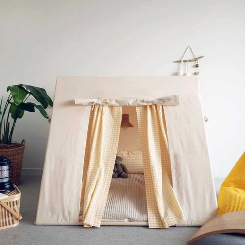 Cross-border Nordic ins children's toy house for boys and girls indoor castle playhouse playhouse cotton canvas tent