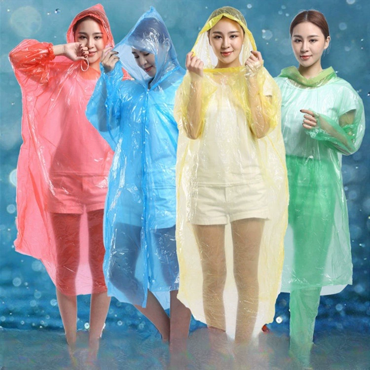 Travel long raincoat for swimming, increased thickness