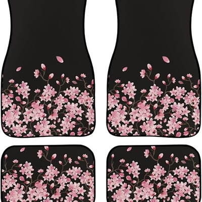 Avtomobil döşəmə paspasları – Crystal Velvet Car Mat - car-floor-mats-12-two-pairs-of-35454868cm
