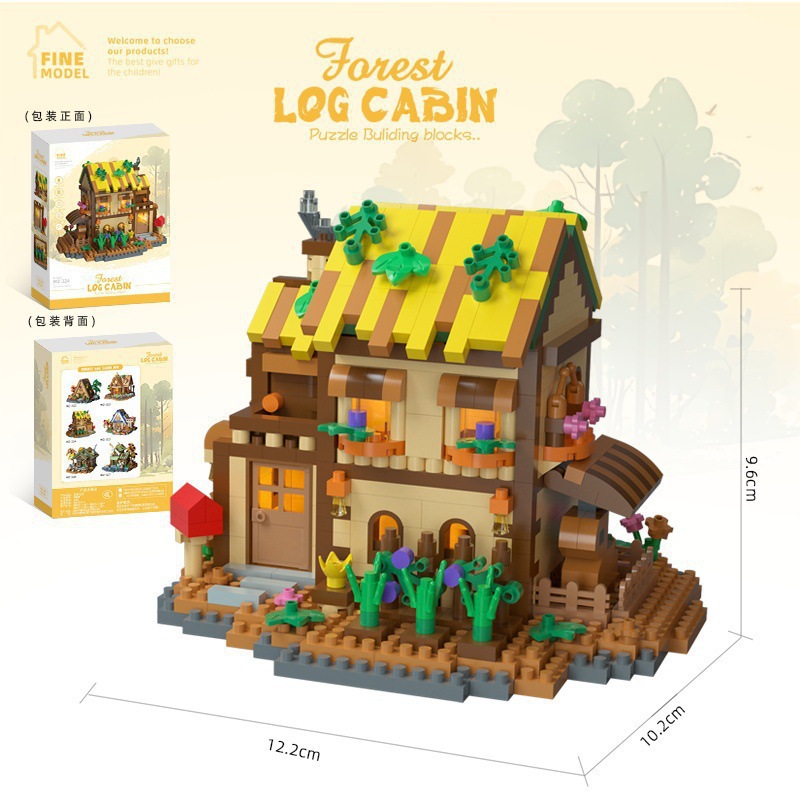 Compatible con Lego Sakura Tree House Street View Bloques de construcción Flor eterna Decoración en macetas Juguetes educativos para niños Regalo para niñas