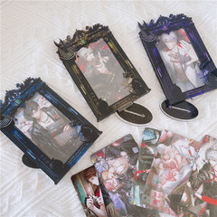 原創亞克力立牌相框學生明星照片光與夜周邊3寸桌面收納插卡擺件