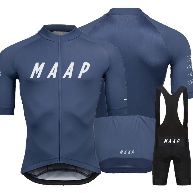 MAAP Men's Road Bike Summer Cycling Suit Short-sleeved Professional Breathable Cycling suit Quick-dry Double Arrow
