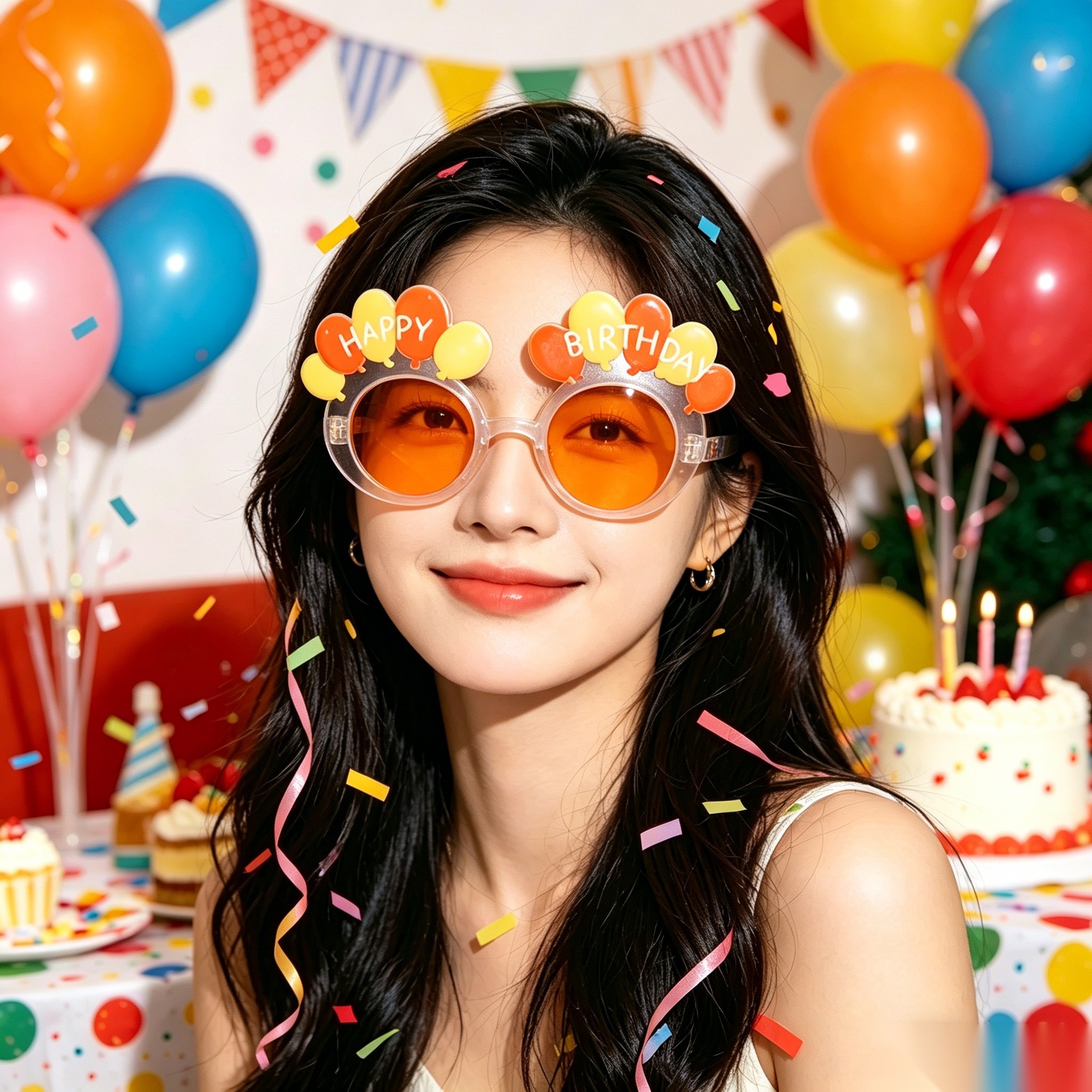 Cumpleaños temático fiesta gafas extrañas feliz cumpleaños pastel vela gafas de diseño de cumpleaños accesorios de fotos