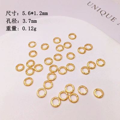 Zərgərlik ara hissələri UFO beads spacer accessories string - gold-plate-wrapping