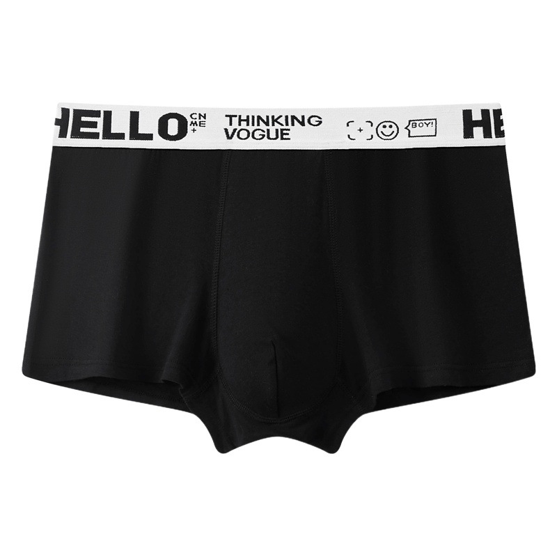 Ropa interior de los hombres al por mayor hombres transpirable antibacteriano boxeadores niños Boxer shorts cabeza más tamaño pantalones cortos Juventud
