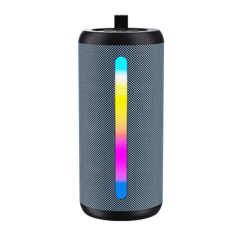 新型無線bluetoothスピーカー屋外防水携帯型超重サブウーファRGBランプ付き円柱音響カスタム|undefined