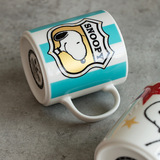 Япония импортировала Снупи аутентичные авторизованные арахисы тема Кубка Америки керамическая кружка чашка для воды