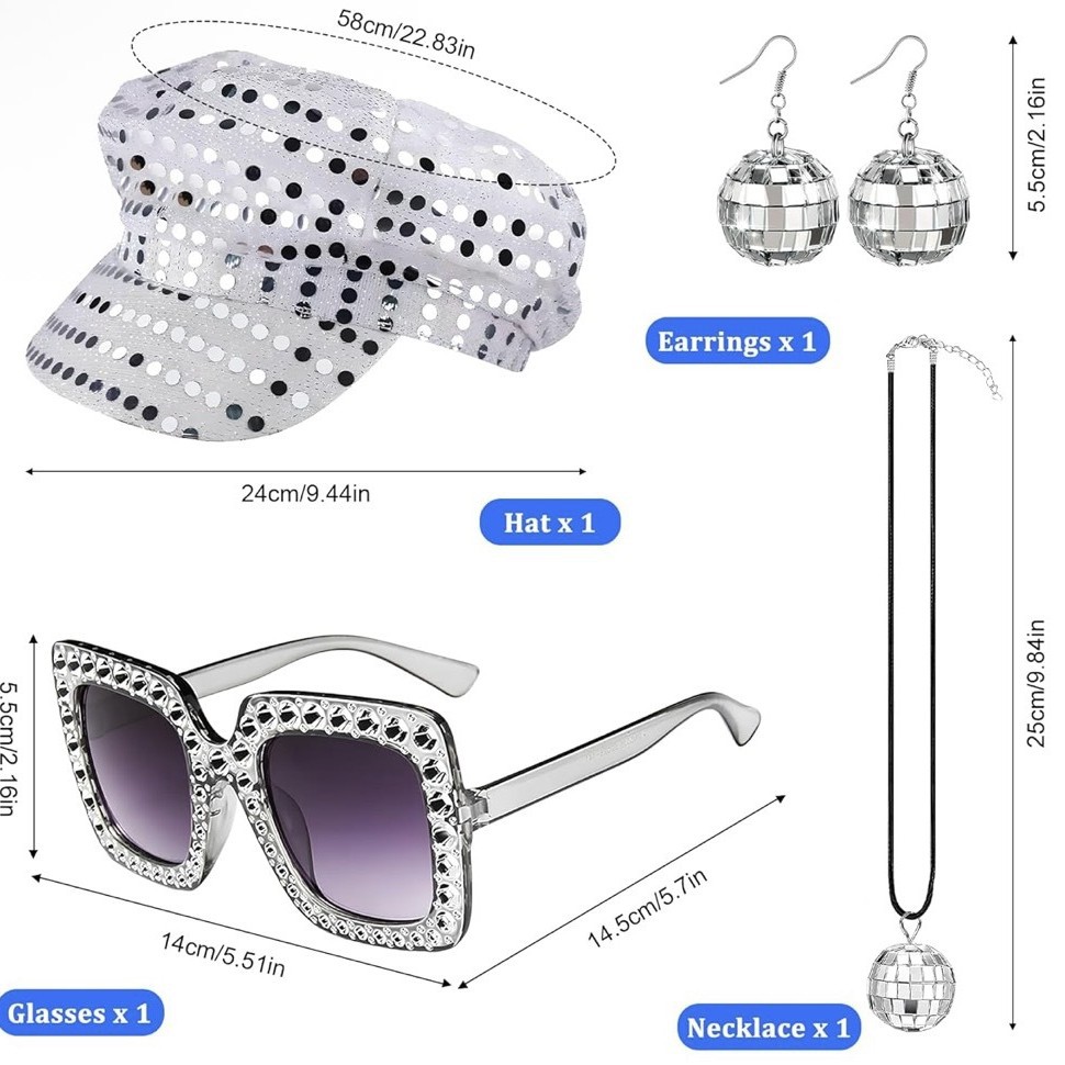 1970S Disco Costume Party Accessories