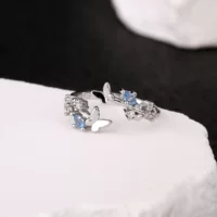 Женское кольцо Dream Butterfly, красивое легкое роскошное модное женское кольцо с бриллиантом и бабочкой, открытое кольцо для подруги
