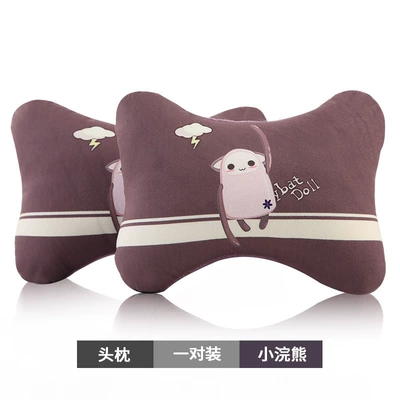 Headrest – Pillow, Car Neck Pillow, Car - headrest-little-raccoon-pair