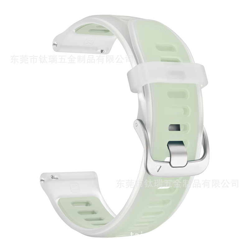 Garmin Forunner570 腕時計公式オリジナル透明シリコンストラップ 22mm スマートスポーツリストバンドに適しています。|undefined