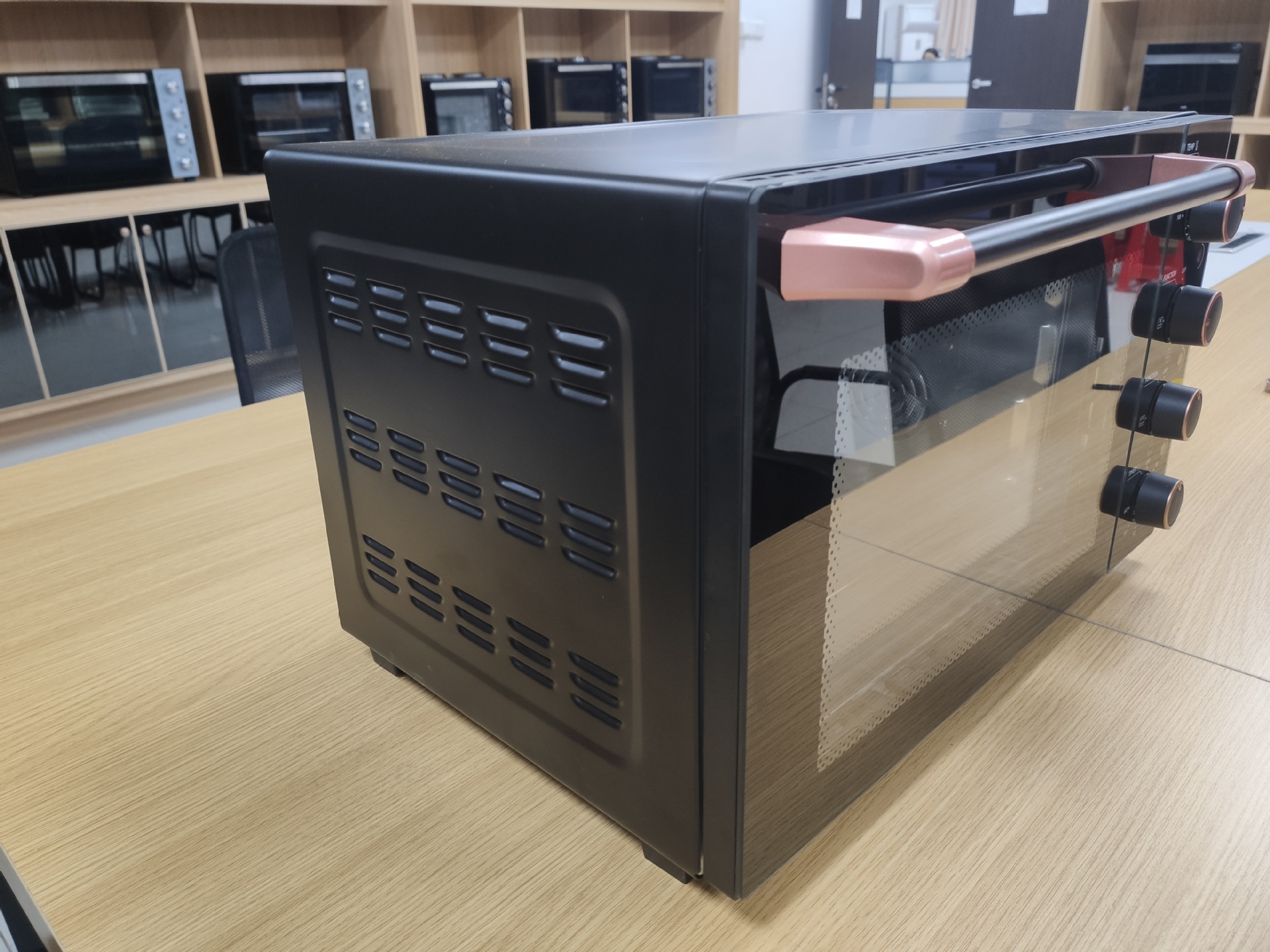 35L horno doméstico comercio exterior europeo gran capacidad horno de convección multifuncional CE fábrica personalizada KE35