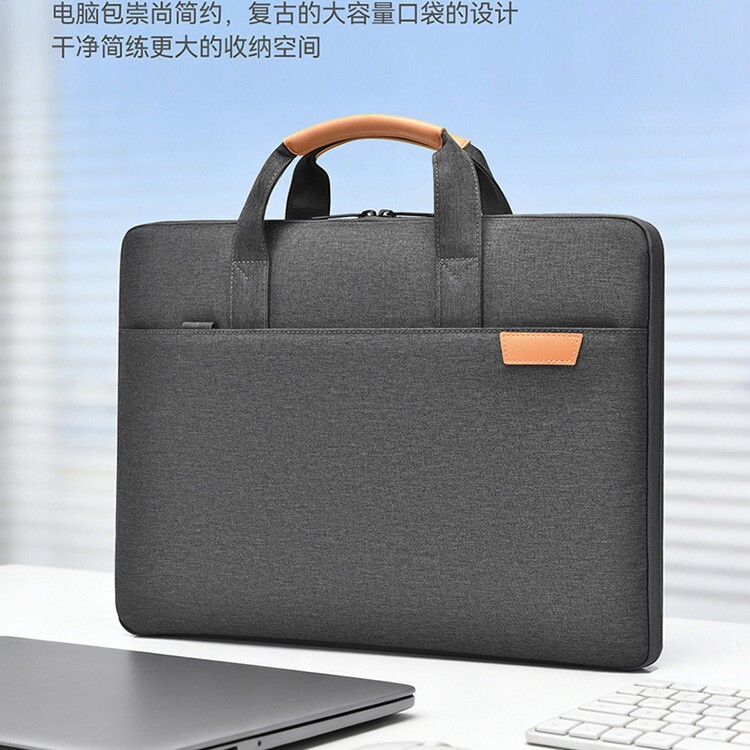 180 ° Fully Openable Laptop Bag 15inch Simple Solid Color Shockproof Wear-Resistant Portable Briefcase with Logo Printing 180 ° Fully Openable Laptop Bag 15inch Simple Solid Color Shockproof Wear-Resistant Portable Briefcase with Logo Printing