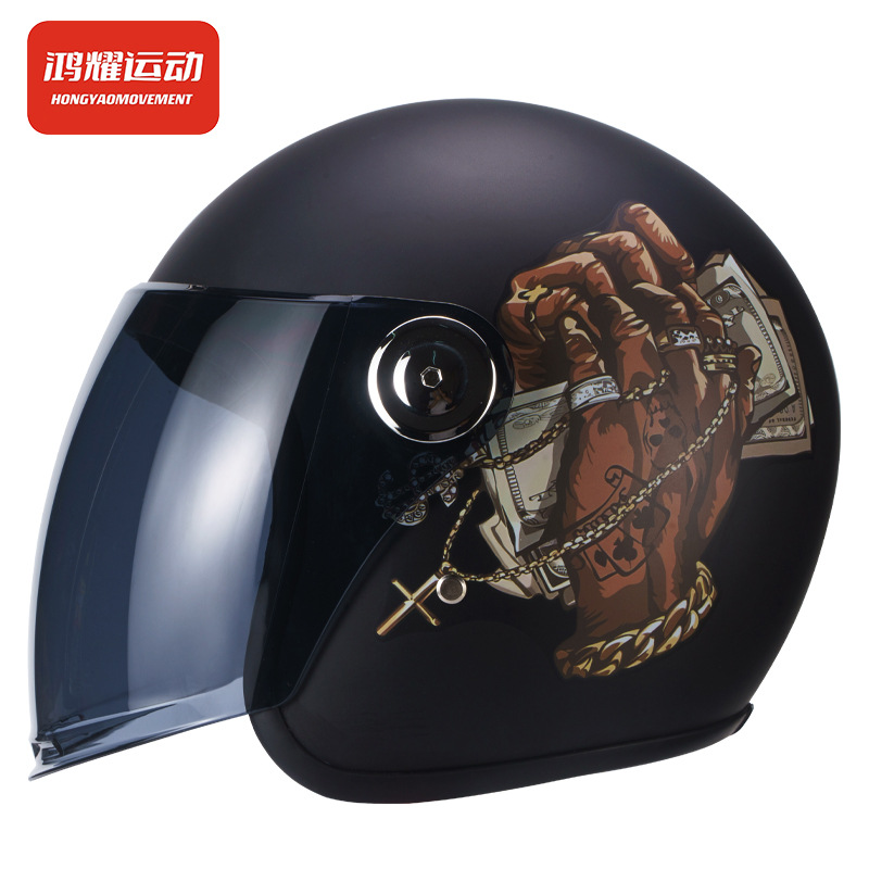 매트 블랙-금빛 연도