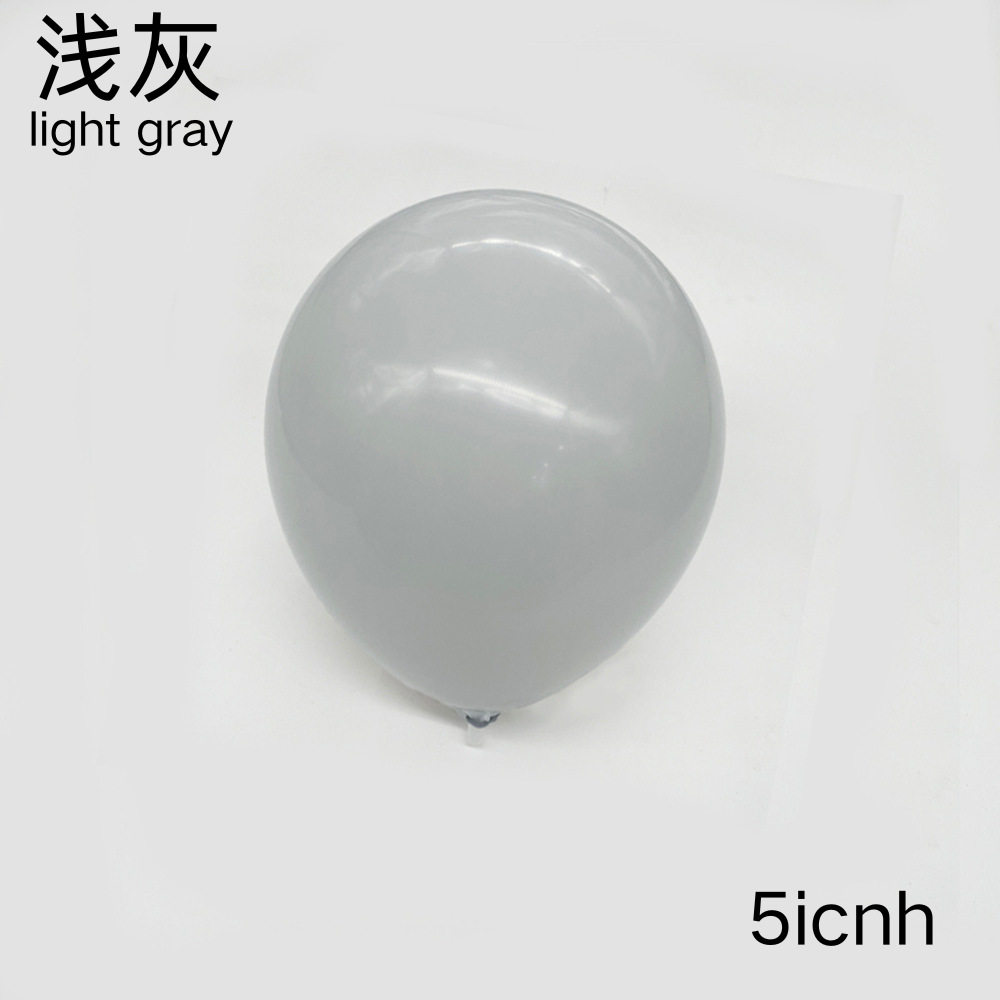 Globo de fiesta de boda de decoración de bola de 5 pulgadas, globo transparente de látex, juego al por mayor, puesto de empuje de globo de cumpleaños