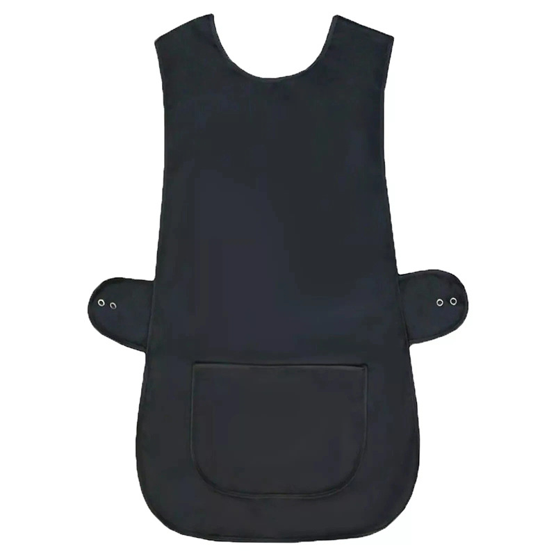 Delantal transfronterizo chaleco peluquería ropa de trabajo belleza peluquería botón de hombro delantal logo personalizado