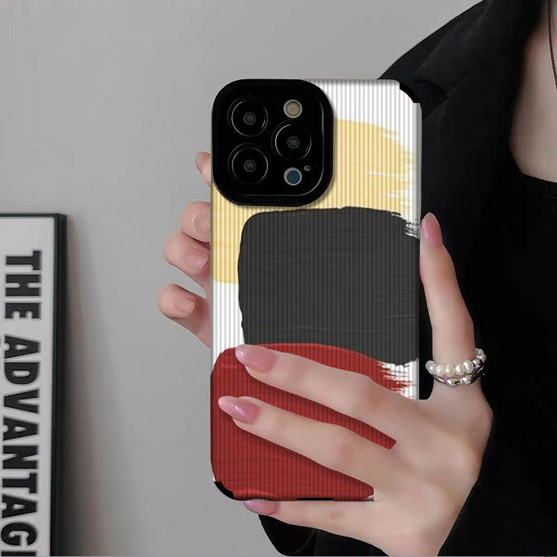 Phone Case For Iphone 11 12 13 14 15 Pro Max Lambskin Effect Cover_voghion.com