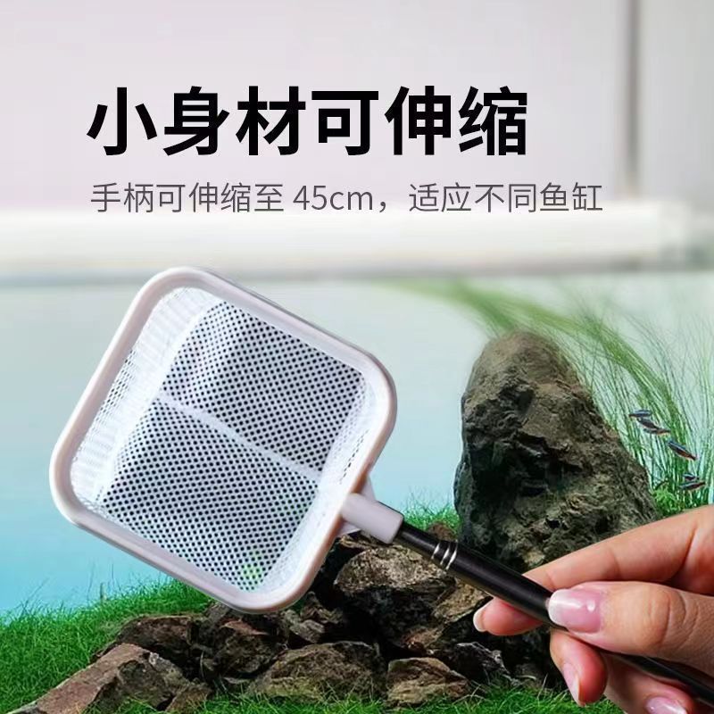 小鱼捞捞鱼网鱼缸网捞小号3d渔捞抄网兜密网手抄鱼网热带观赏鱼|undefined