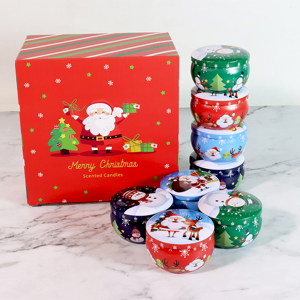 Latas de hojalata personalizadas para velas y alimentos, cajas de regalo, galletas, té y caramelos, fabricantes de Dongguan image 4