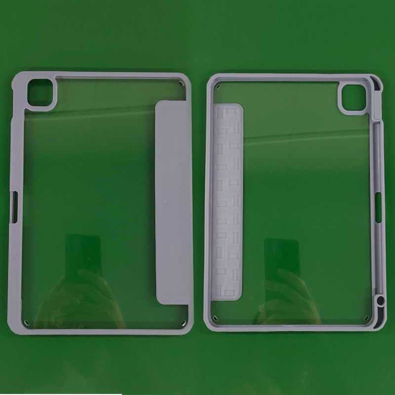 Suitable for Apple Ipad789 Tablet Case Pro12.9 Magnetic Separation High Transparency Air5 Protective Cover Pc Material Tpu