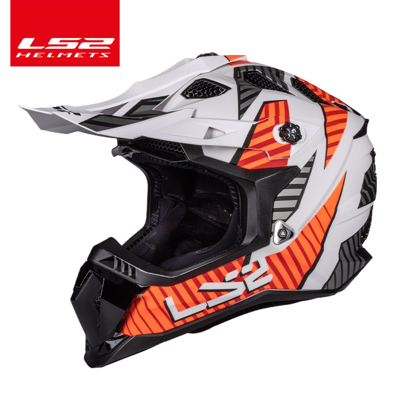 Lin Dao profesional motocicleta Four Seasons casco completo MX700 ls2 off-road casco de la motocicleta tire casco montaña cuesta abajo sitio
