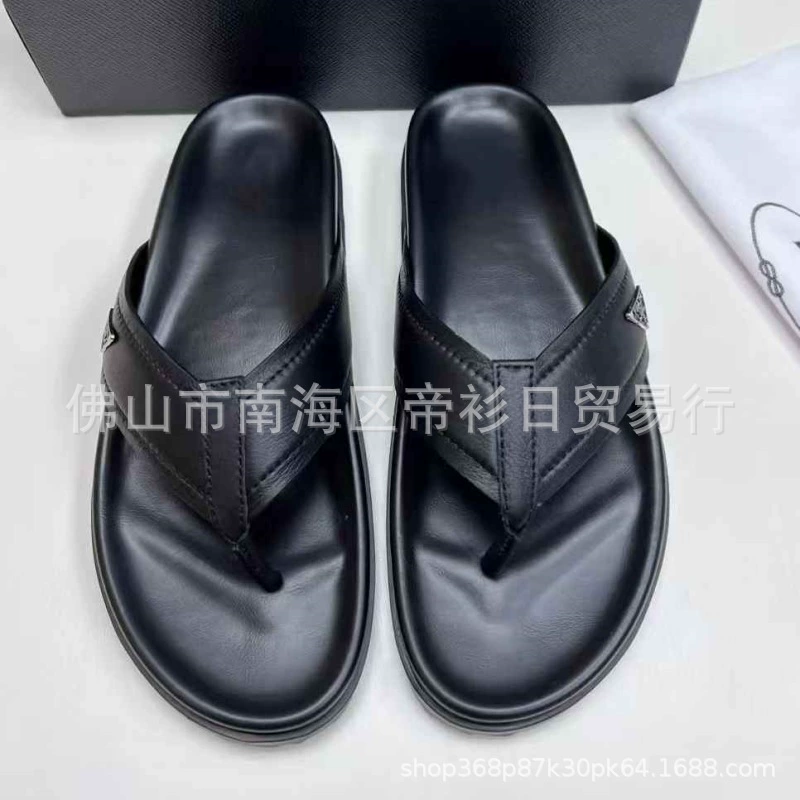 Вьетнам Таиланд высокое качество клинок мужской деловой кожи носить модные буксирные африканские повседневные оптовые тапочки