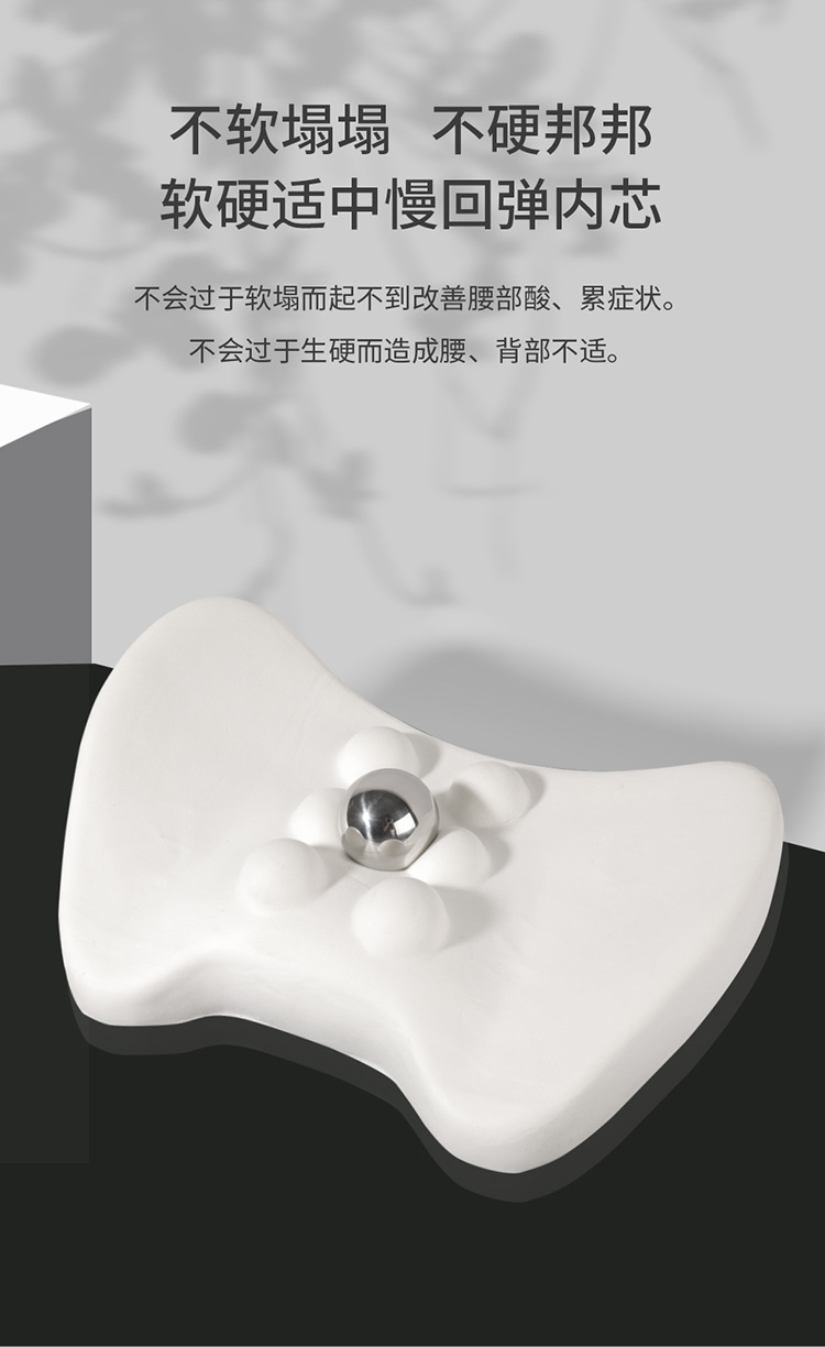 Zhanxiang car headrest backrest waist cushion car memory foam waist headrest car neck waist pillow wholesale