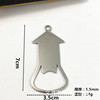 Bottle opener stainless steel, glossy house, wrench, keychain, screwdriver, pendant