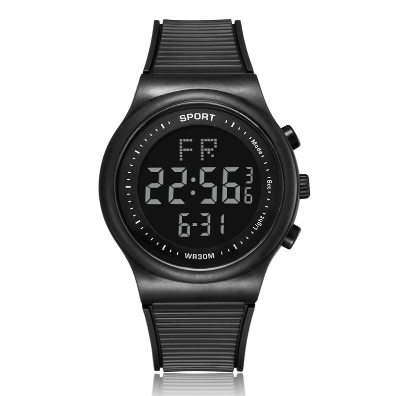 Moda nueva cáscara transparente deportes al aire libre reloj estudiante Venta caliente impermeable multifuncional reloj electrónico hombres y mujeres reloj