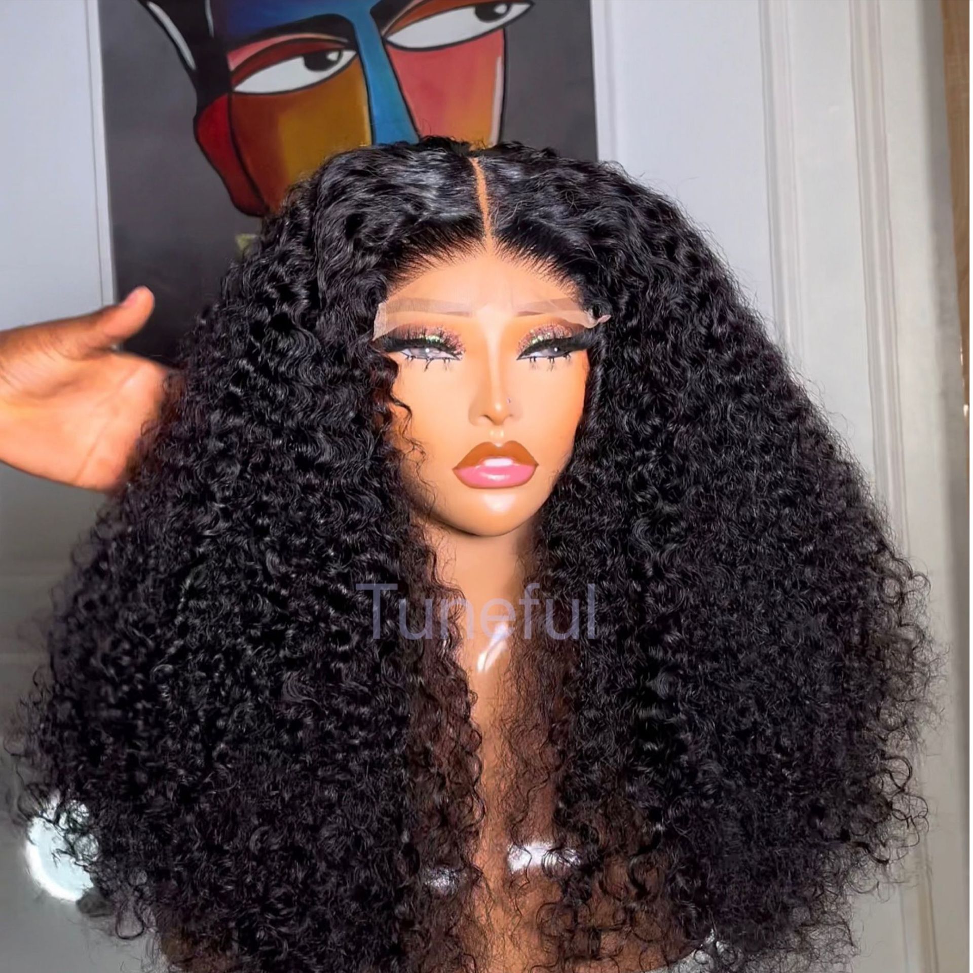 Rawwigs SDD Full frontal SDD Pixel curls 5by5 humanhairwigs