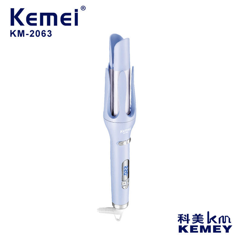 Kemei/KEMEI nuevo modelo de rizador de pelo automático, varita de rizado de cerámica con múltiples ajustes de temperatura y cuidado del cabello con iones negativos. image 1