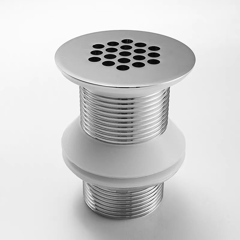 Multicolor estilo europeo con agujero de desbordamiento de agua lavabo de cobre fino cubierta grande presión tipo rebote drenaje de drenaje de agua