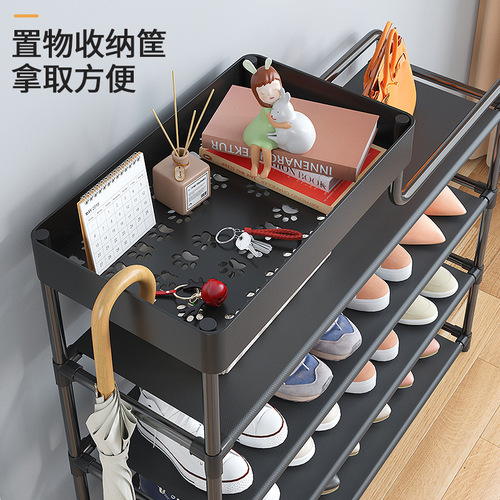 Shoe rack for home rental door simple shoe rack wholesale multi-layer dormitory storage shoe cabinet small assembled shoe rack