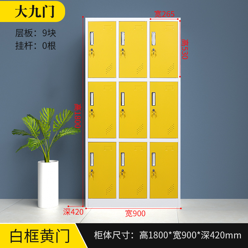 armario de color armario de almacenamiento de personal con bloqueo armario de almacenamiento de bolsas escolares estudiantes armario de zapatos armario de balcón armario pequeño armario de hierro