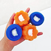 Sponge, hygienic laundry ball for laundry home use, with little bears, hair removal