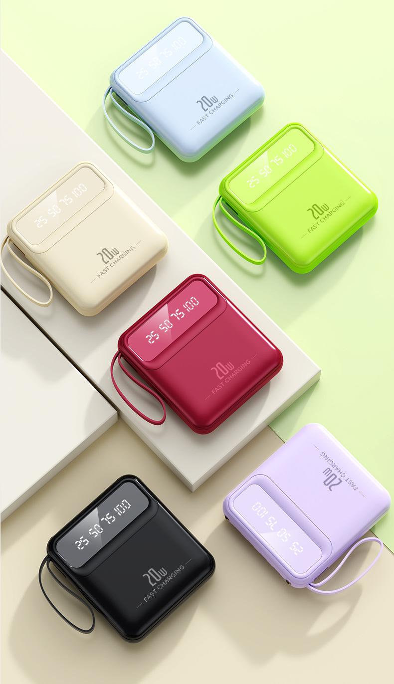 Tragbares Ladegerät 20000 mAh mit 3C-Zertifikat, große Kapazität, Reiseladegerät für Geschenke, individuelle Logo-Anpassung möglich