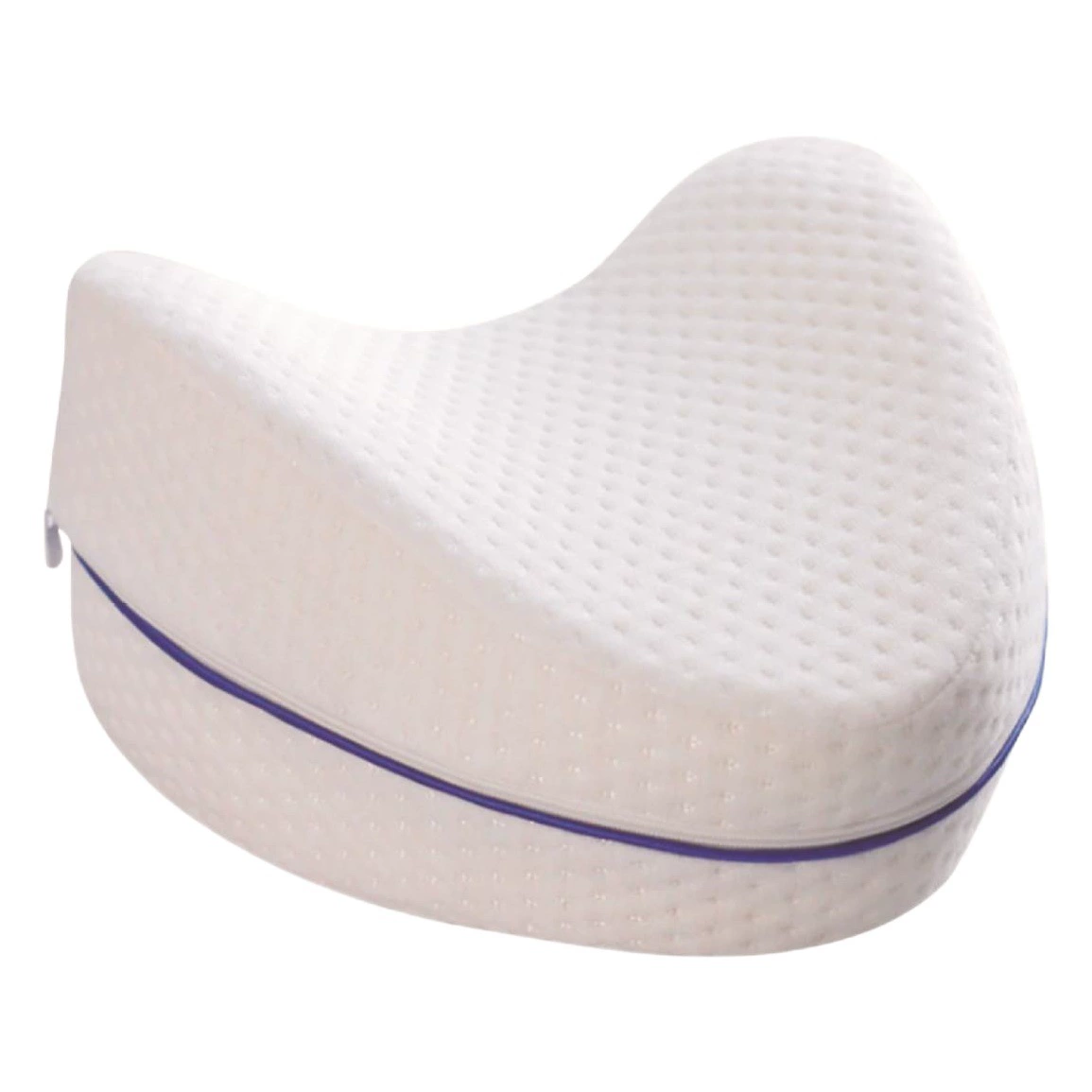 Однокомпонентная подушка для ног из пены с эффектом памяти для сна, подушка для беременных для сна на боку, подушка для ног в форме сердца с медленным восстановлением формы.