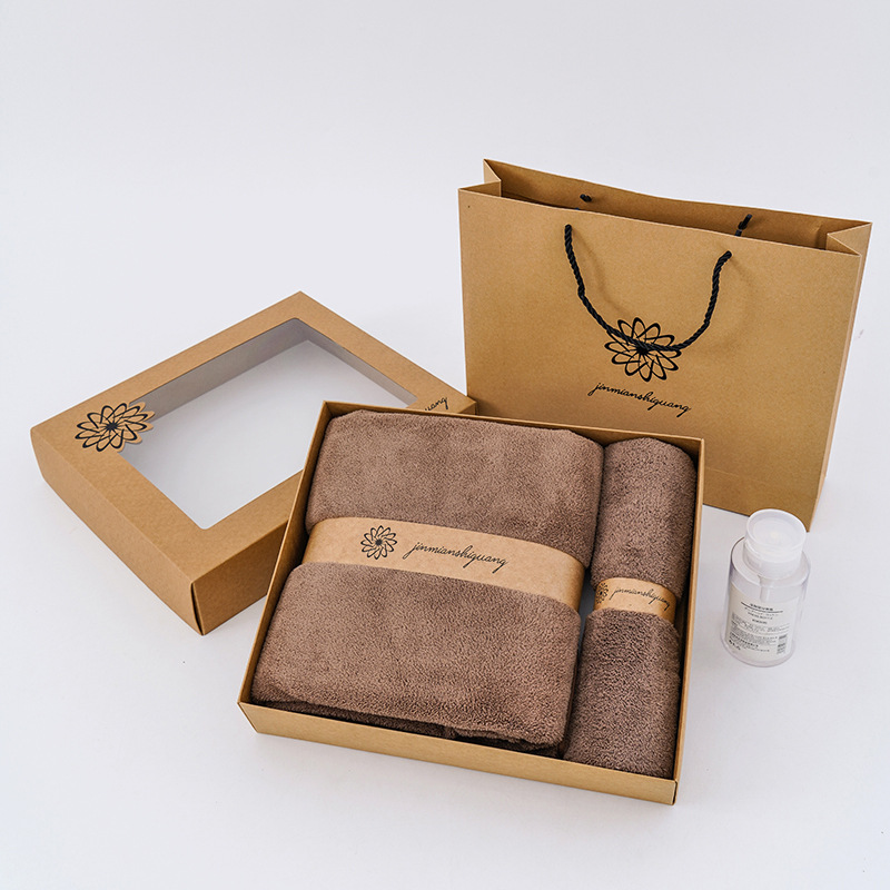 Kraft Paper Gift Set-Dark Brown