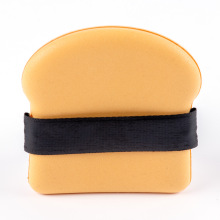 皮面气垫粉扑双面菠萝派蛋黄派干湿两用海绵上妆服帖不吃粉