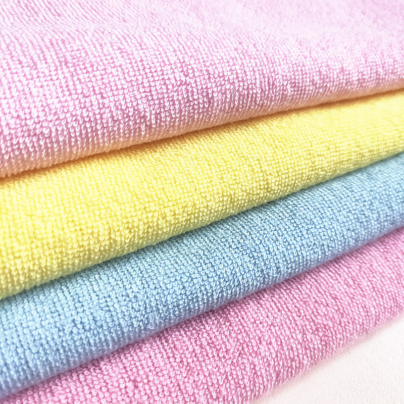 Cvc Single-Sided Terry Cloth Polyester-Cotton 220g Knitted Fabric for Clothing, Slippers, Bath Towel Fabric, Hand Towel, Saliva Towel Cvc Single-Sided Terry Cloth Polyester-Cotton 220g Knitted Fabric for Clothing, Slippers, Bath Towel Fabric, Hand Towel, Saliva Towel