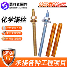 化学锚栓m8幕墙建筑配件紧固件锚固螺栓M10M12M14高强镀锌