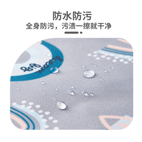 Integrated dining chair cover cross-border baby eating waterproof cover anti-fouling easy to clean children eating cover