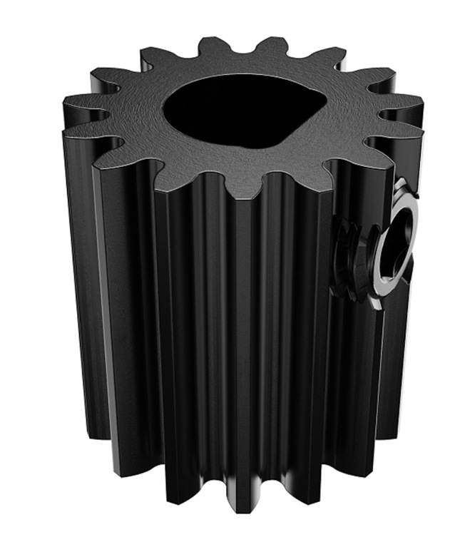 4303钢制D型小齿轮6mmD型孔模数 0.8 兼容goBILDA、TETRIX