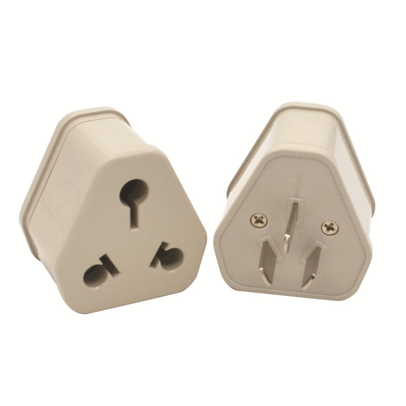 179三圆大南非标转国标 空调热水器插头转普通插头 16A转10A插座