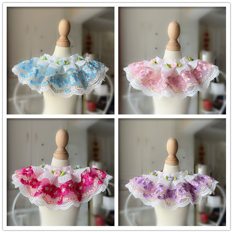 Кошка милый ошейник шарф рот полотенце для собаки нагрудник молодой кошка одежда украшения аксессуары