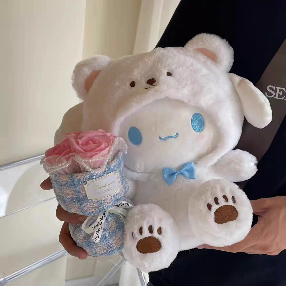 Juguetes de peluche transfronterizos al por mayor dulce flujo nuevo muñeca de tela agarrar muñeca boda arrojar muñeca pequeña lotes