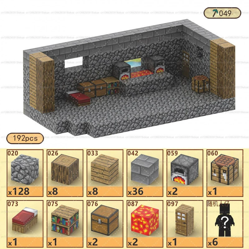 Магнитные строительные блоки Mine World Cube Magnet World набор