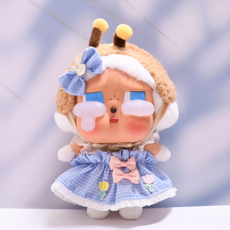 ただの子供服】泣く子供の涙の工場はゴムの顔の人形をごまかします。